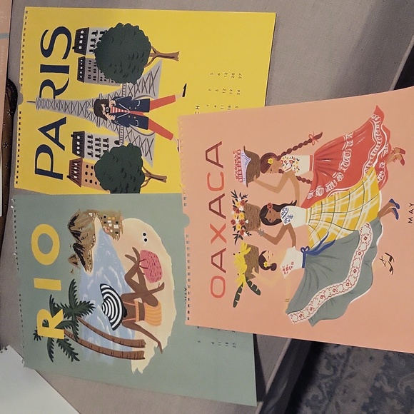 Rifle Paper Co. Calendar- used with 9 pages left - Picture 3 of 6